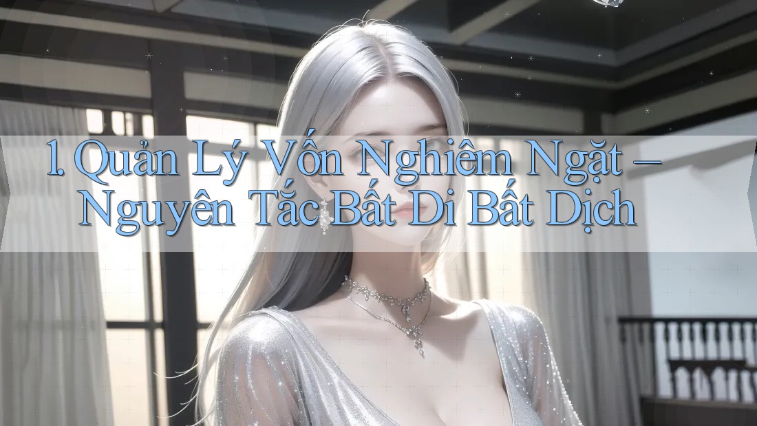 1. Quản Lý Vốn Nghiêm Ngặt – Nguyên Tắc Bất Di Bất Dịch
