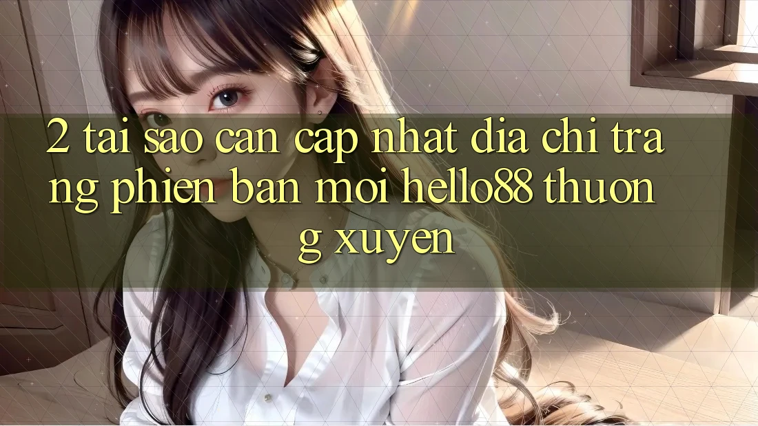2. Tại Sao Cần Cập Nhật “Địa chỉ trang Phiên bản mới Hello88” Thường Xuyên?