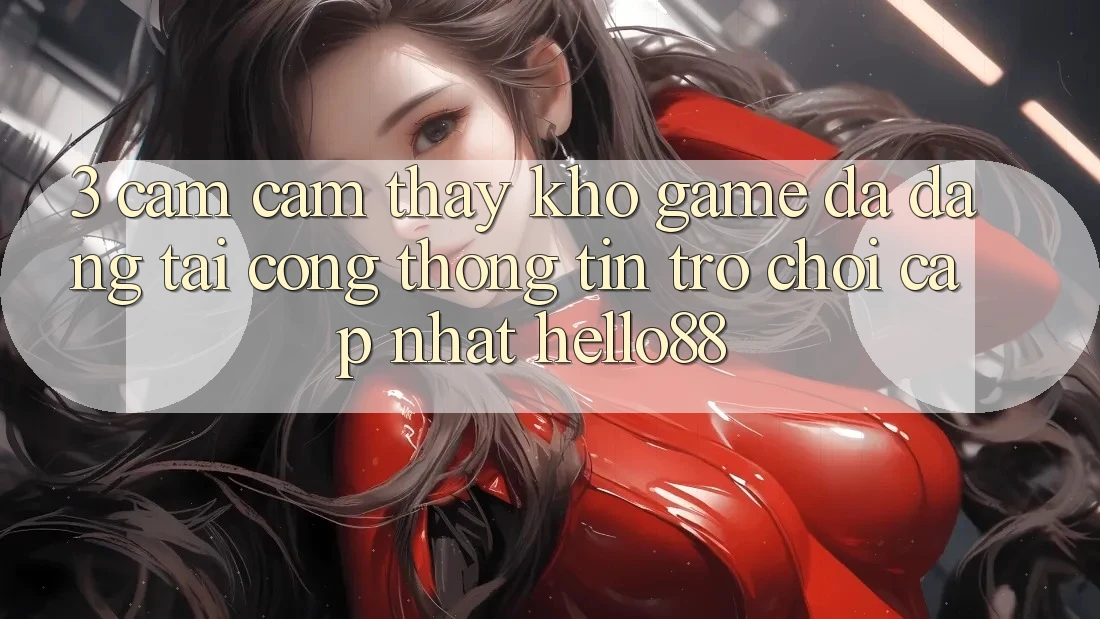 3. Cảm cảm thấy Kho Game Đa Dạng Tại Cổng thông tin Trò chơi Cập Nhật Hello88