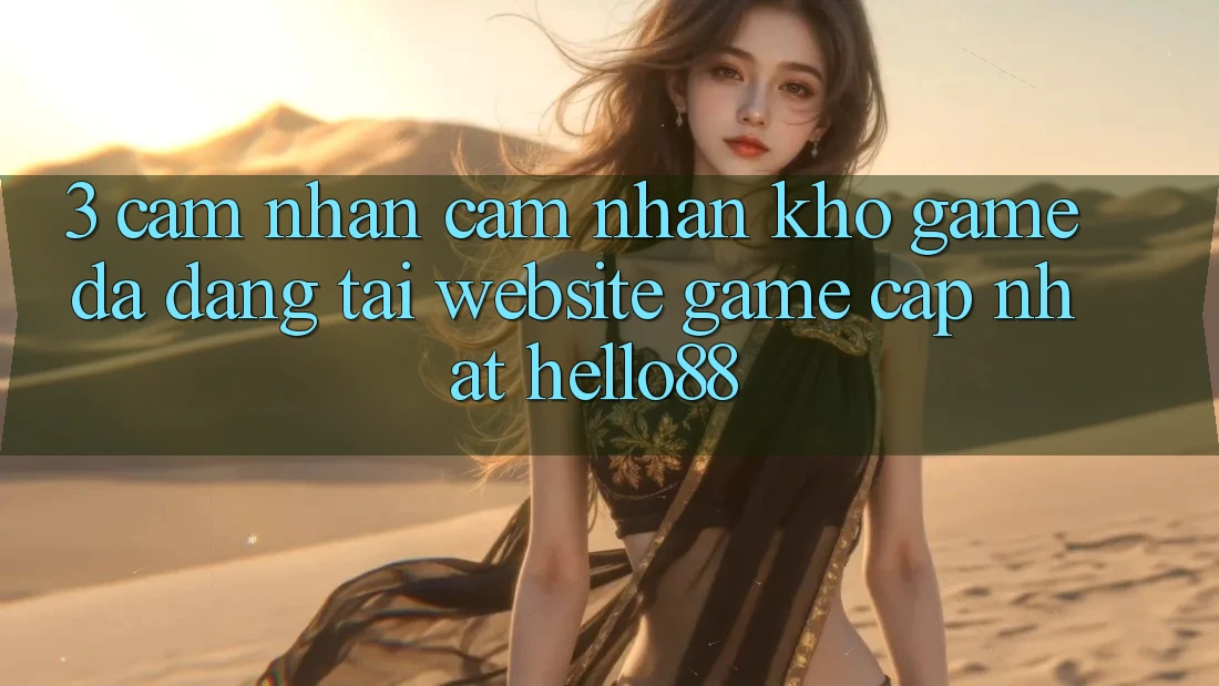 3. Cảm nhận cảm nhận Kho Game Đa Dạng Tại Website Game Cập Nhật Hello88