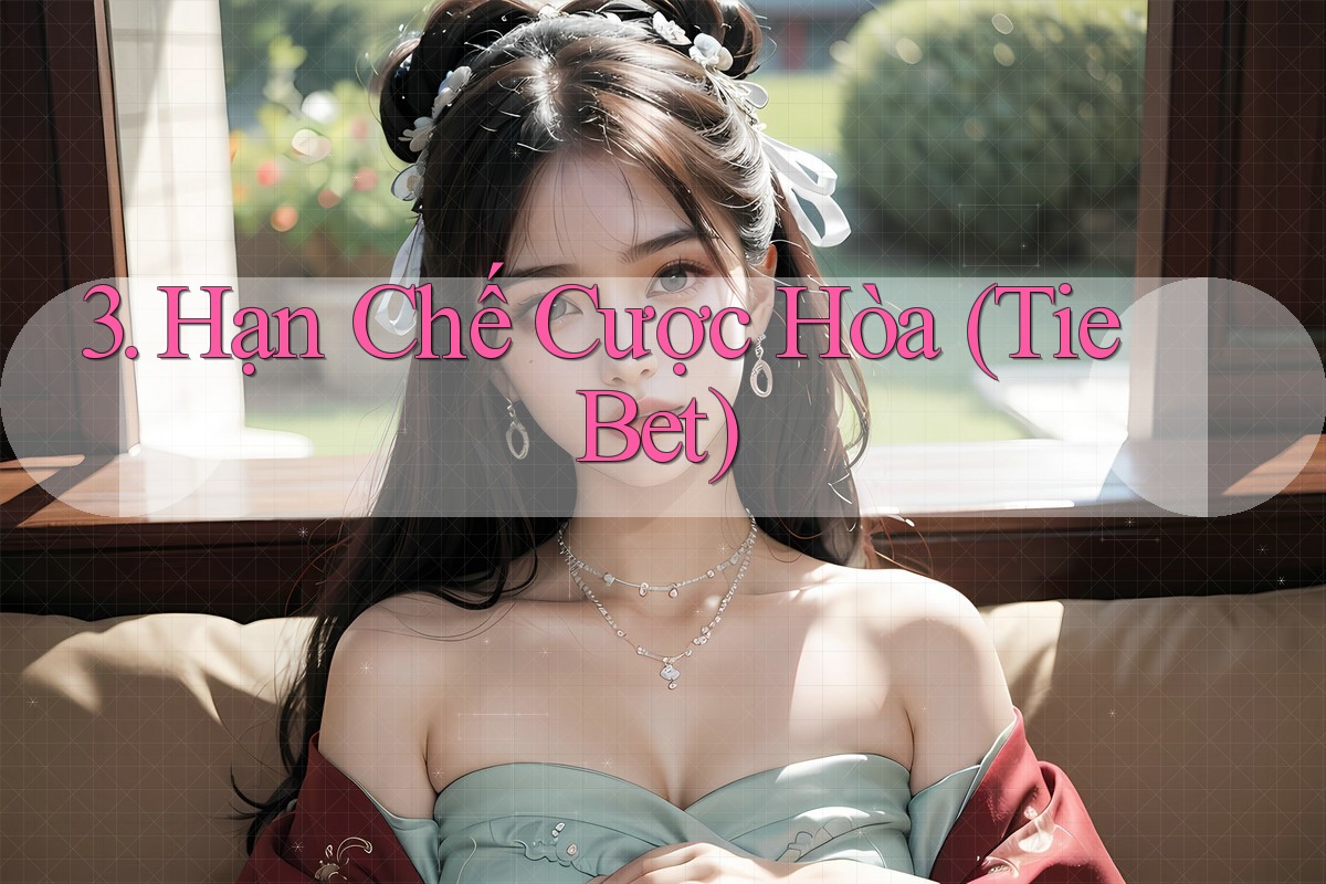 3. Hạn Chế Cược Hòa (Tie Bet)