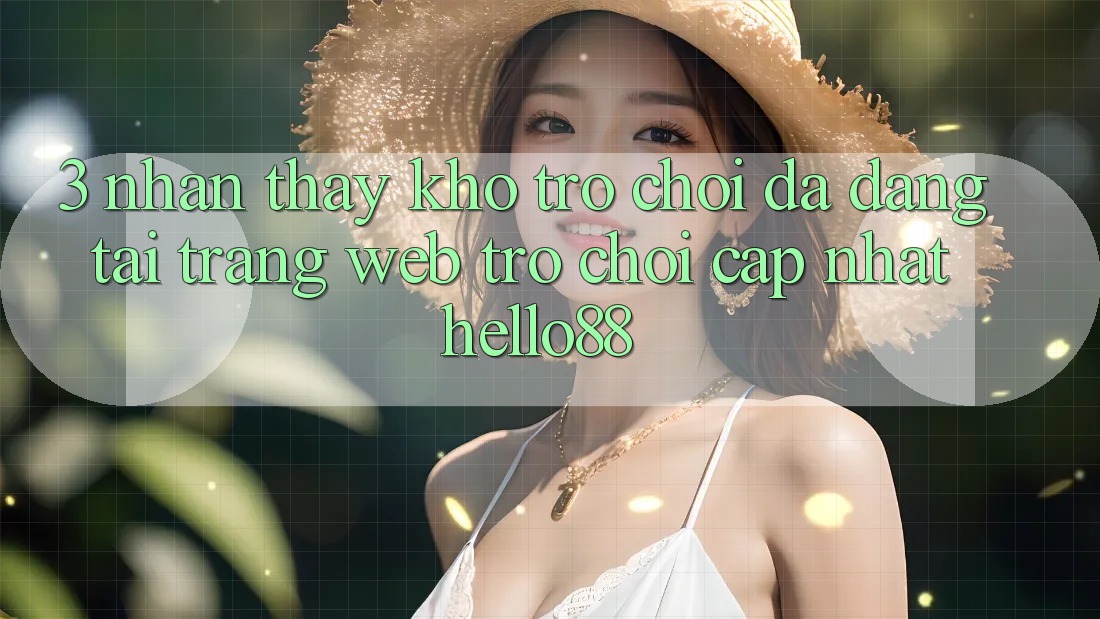 3. Nhận thấy Kho Trò chơi Đa Dạng Tại Trang web Trò chơi Cập Nhật Hello88