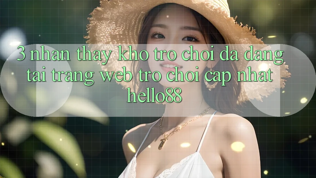 3. Nhận thấy Kho Trò chơi Đa Dạng Tại Trang web Trò chơi Cập Nhật Hello88