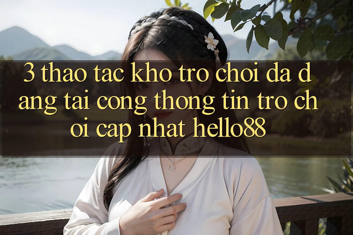 3. Thao tác Kho Trò chơi Đa Dạng Tại Cổng thông tin Trò chơi Cập Nhật Hello88