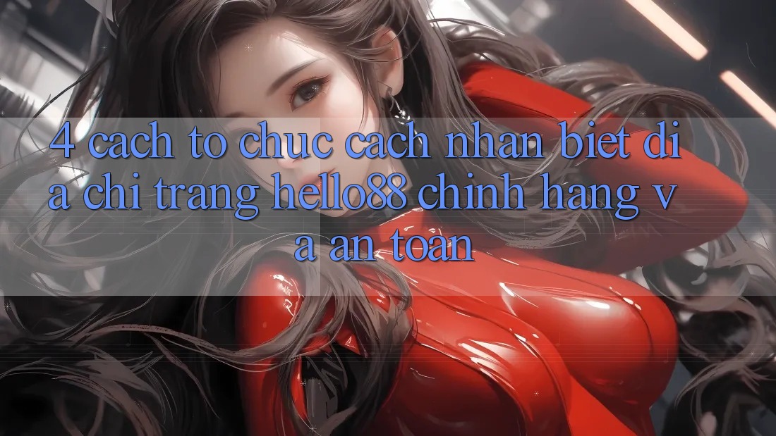 4. Cách tổ chức Cách Nhận Biết Địa chỉ trang Hello88 Chính Hãng Và An Toàn