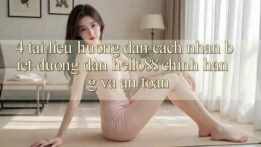 4. Tài liệu hướng dẫn Cách Nhận Biết Đường dẫn Hello88 Chính Hãng Và An Toàn