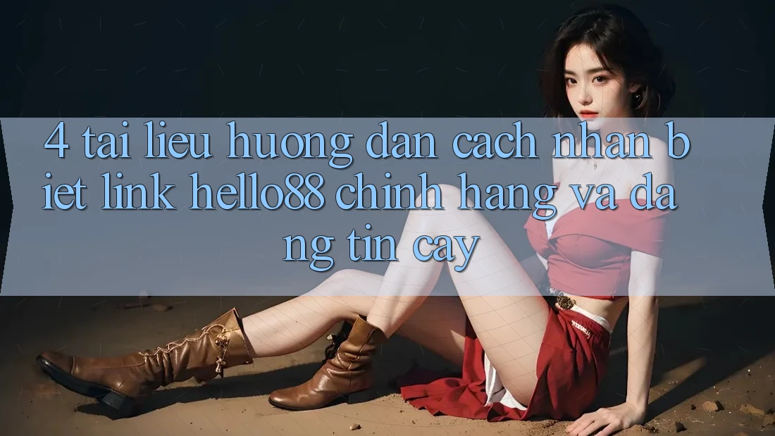 4. Tài liệu hướng dẫn Cách Nhận Biết Link Hello88 Chính Hãng Và Đáng tin cậy