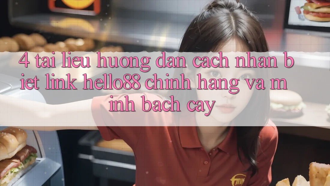4. Tài liệu hướng dẫn Cách Nhận Biết Link Hello88 Chính Hãng Và Minh bạch cậy