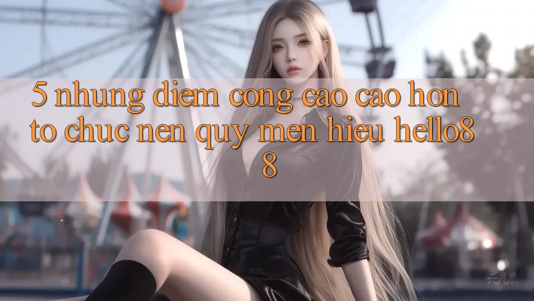 5. Những Điểm Cộng Cao cao hơn Tổ chức Nên Quý mến Hiệu Hello88