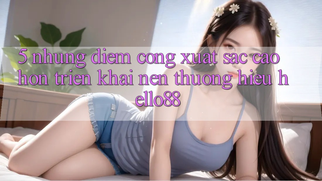 5. Những Điểm Cộng Xuất sắc cao hơn Triển khai Nên Thương Hiệu Hello88