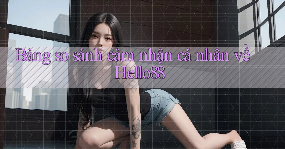 Bảng so sánh cảm nhận cá nhân về Hello88