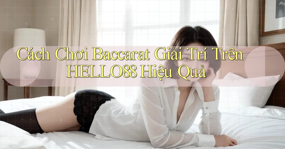cách chơi baccarat giải trí trên hello88 hiệu quả
