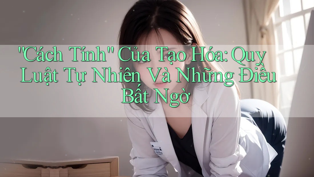 “Cách Tính” Của Tạo Hóa: Quy Luật Tự Nhiên Và Những Điều Bất Ngờ