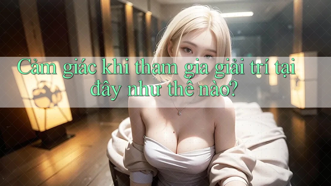Cảm giác khi tham gia giải trí tại đây như thế nào?