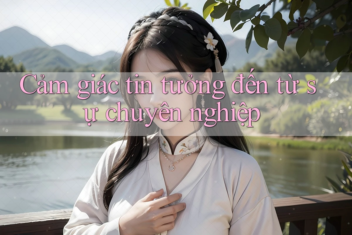 Cảm giác tin tưởng đến từ sự chuyên nghiệp