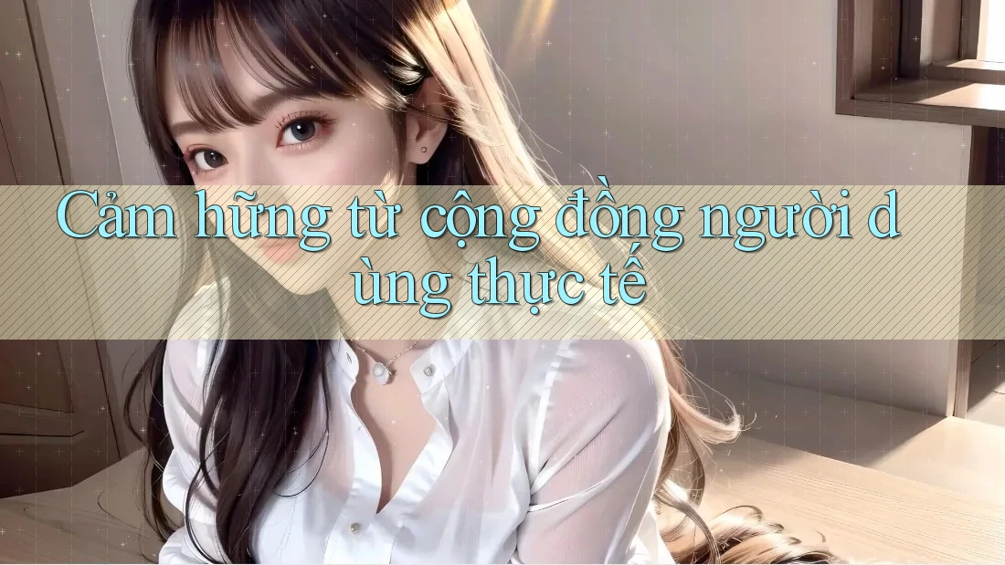 Cảm hứng từ cộng đồng người dùng thực tế