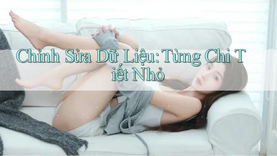 Chỉnh Sửa Dữ Liệu: Từng Chi Tiết Nhỏ