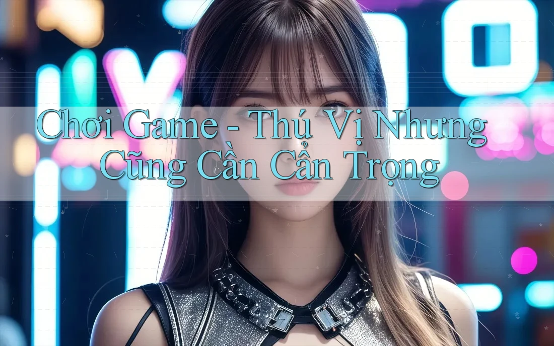 Chơi Game - Thú Vị Nhưng Cũng Cần Cẩn Trọng