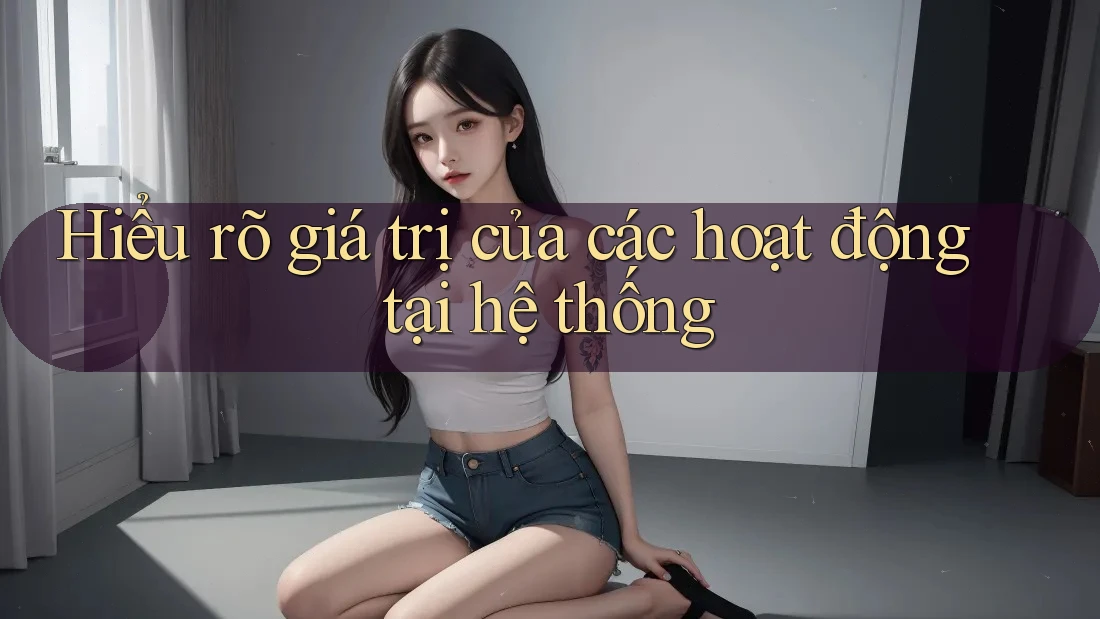 Hiểu rõ giá trị của các hoạt động tại hệ thống