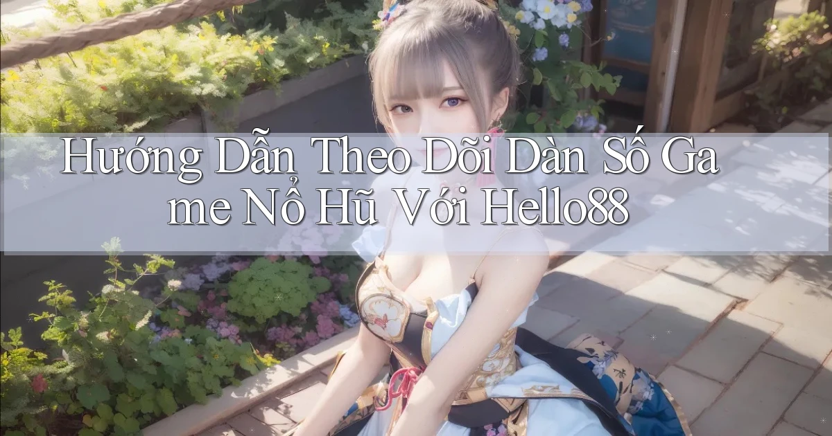 hướng dẫn theo dõi dàn số game nổ hũ với hello88
