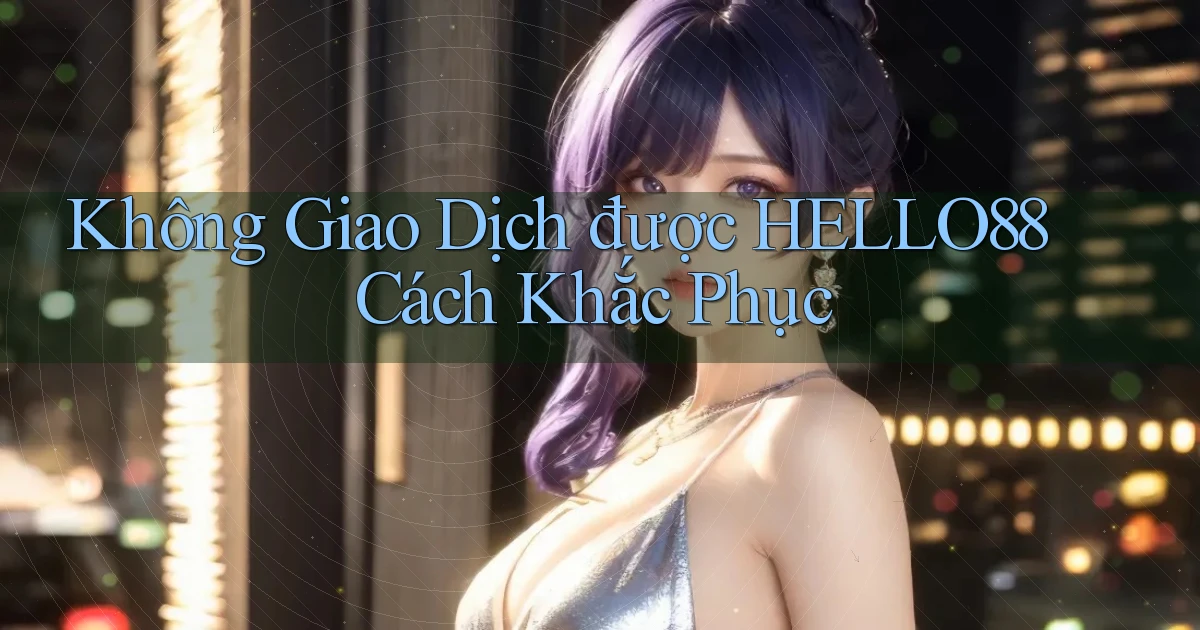 không giao dịch được hello88 cách khắc phục