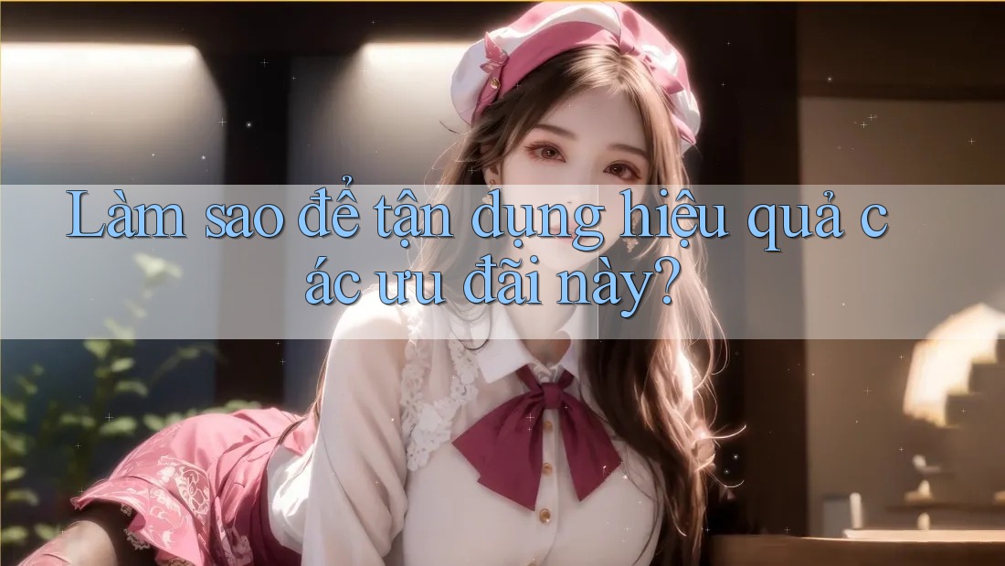 Làm sao để tận dụng hiệu quả các ưu đãi này?
