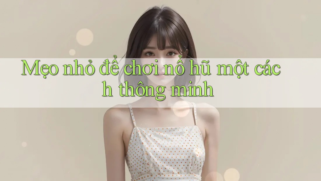 Mẹo nhỏ để chơi nổ hũ một cách thông minh
