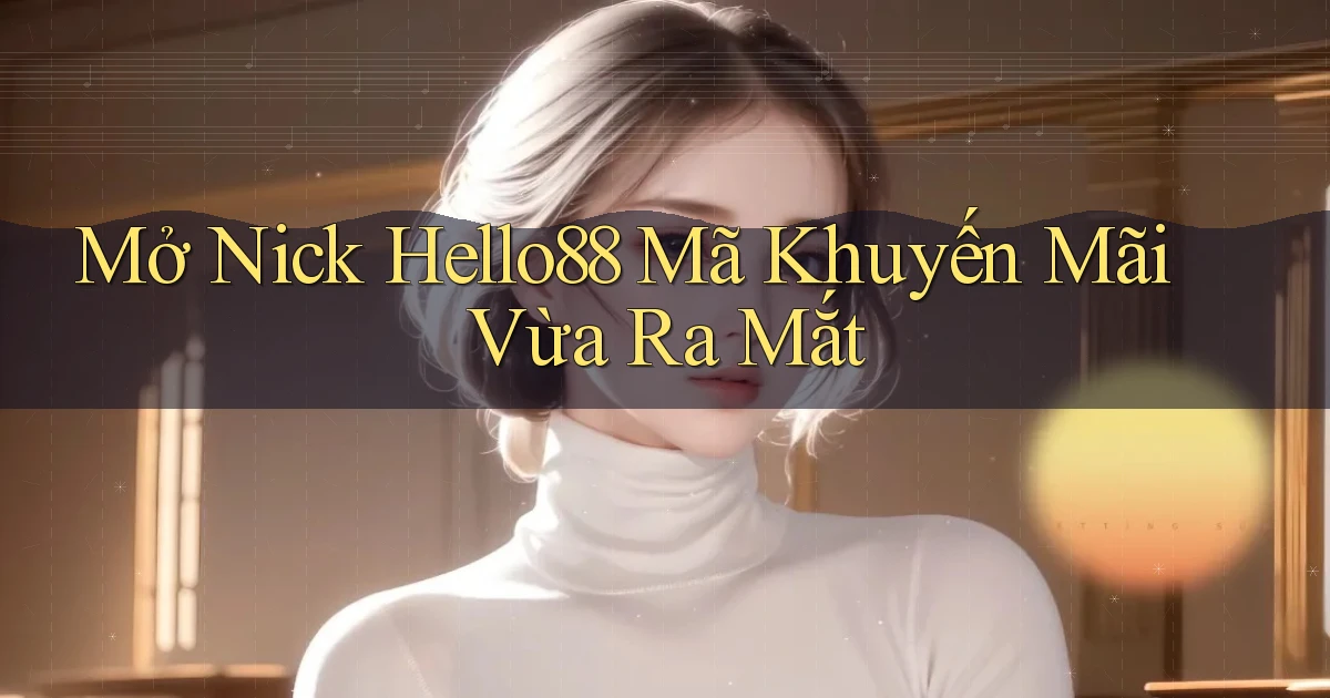 mở nick hello88 mã khuyến mãi vừa ra mắt