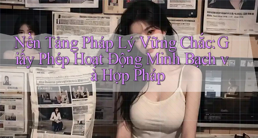 Nền Tảng Pháp Lý Vững Chắc: Giấy Phép Hoạt Động Minh Bạch và Hợp Pháp