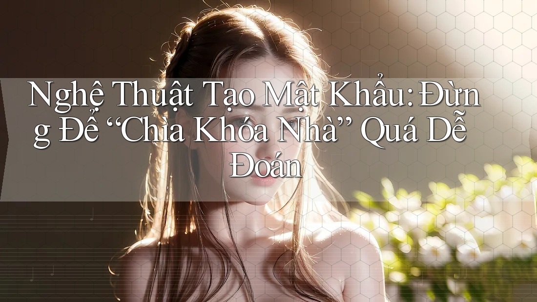 Nghệ Thuật Tạo Mật Khẩu: Đừng Để “Chìa Khóa Nhà” Quá Dễ Đoán
