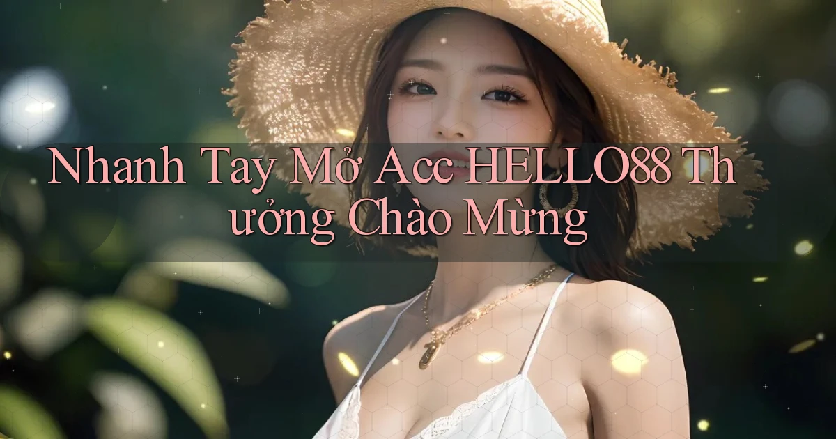 nhanh tay mở acc hello88 thưởng chào mừng