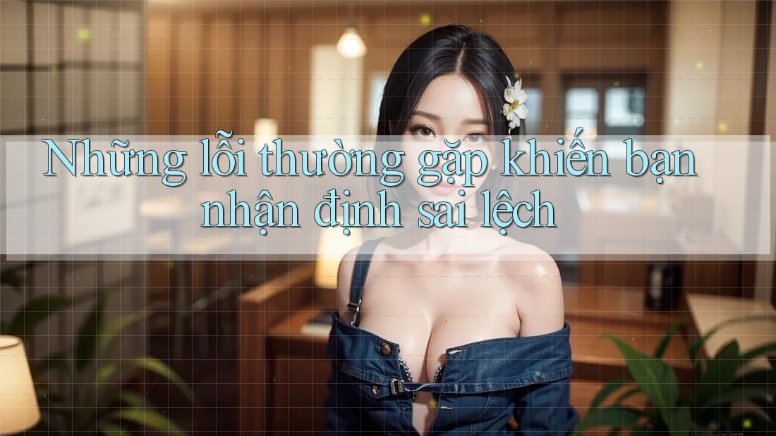 Những lỗi thường gặp khiến bạn nhận định sai lệch