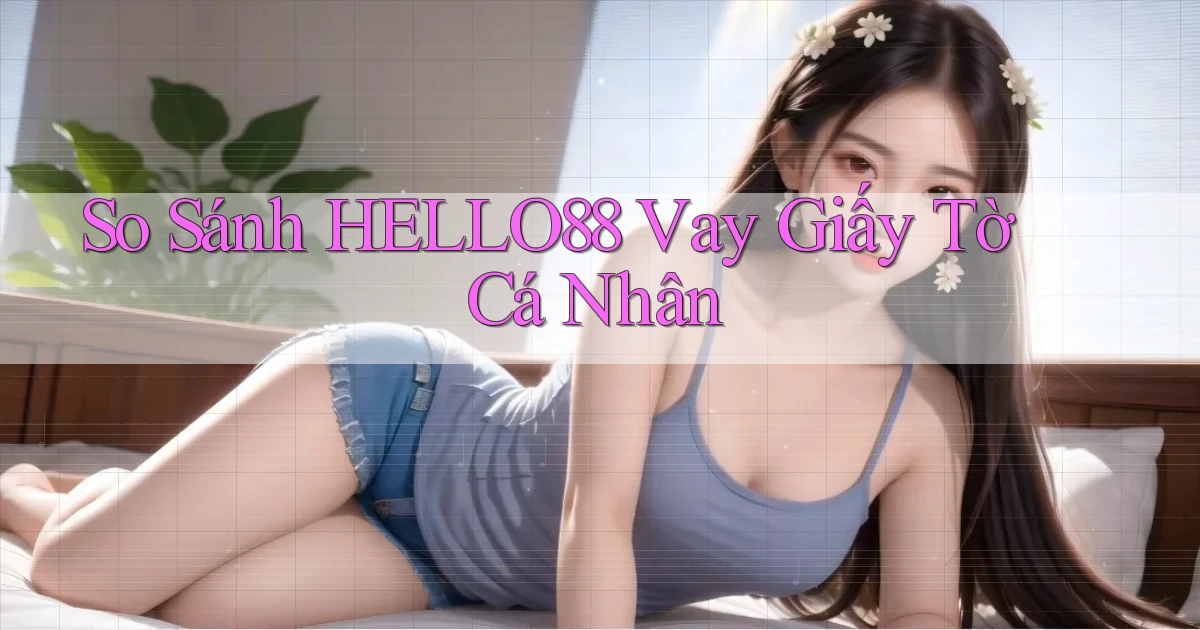 so sánh hello88 vay giấy tờ cá nhân