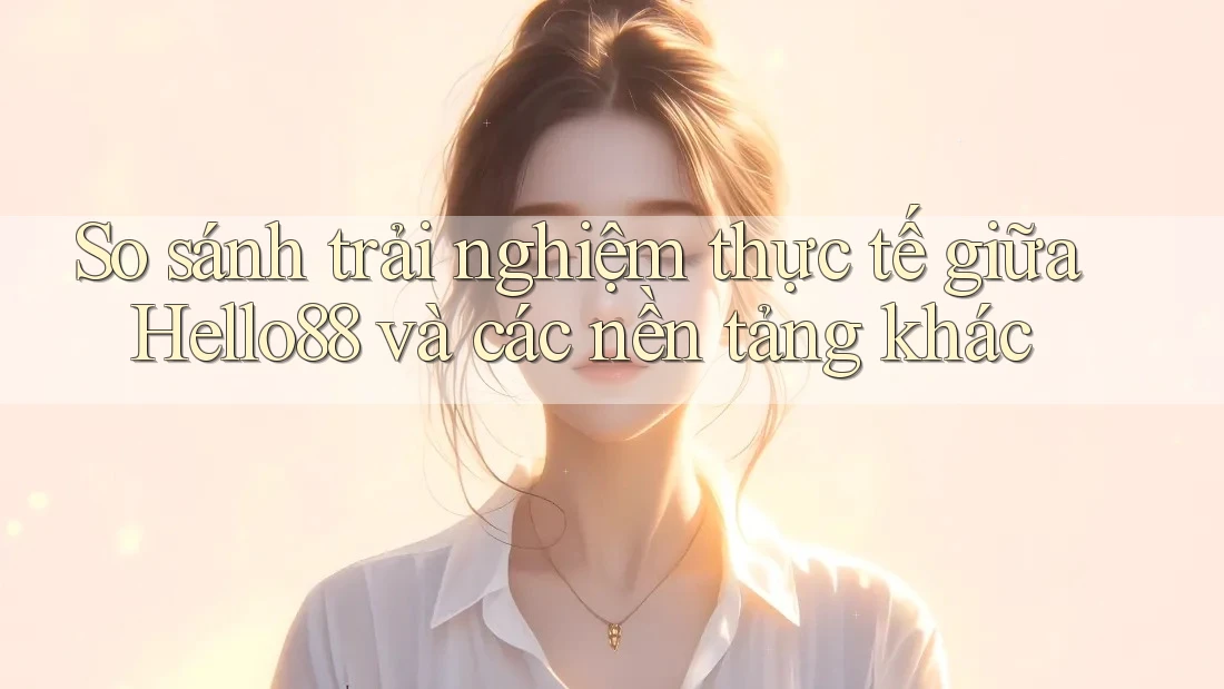 So sánh trải nghiệm thực tế giữa Hello88 và các nền tảng khác