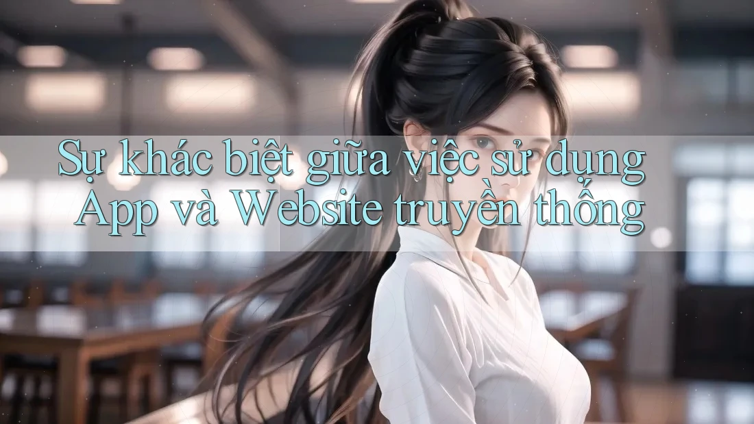 Sự khác biệt giữa việc sử dụng App và Website truyền thống