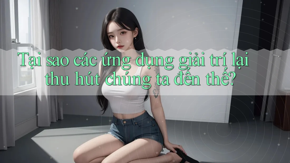 Tại sao các ứng dụng giải trí lại thu hút chúng ta đến thế?