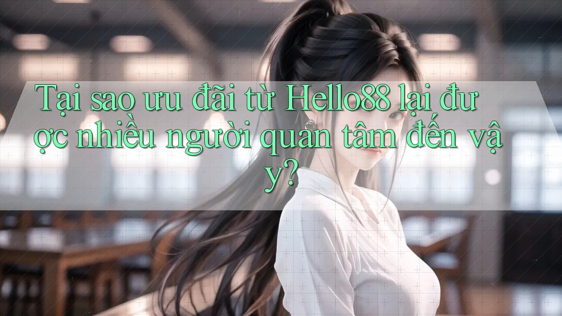 Tại sao ưu đãi từ Hello88 lại được nhiều người quan tâm đến vậy?